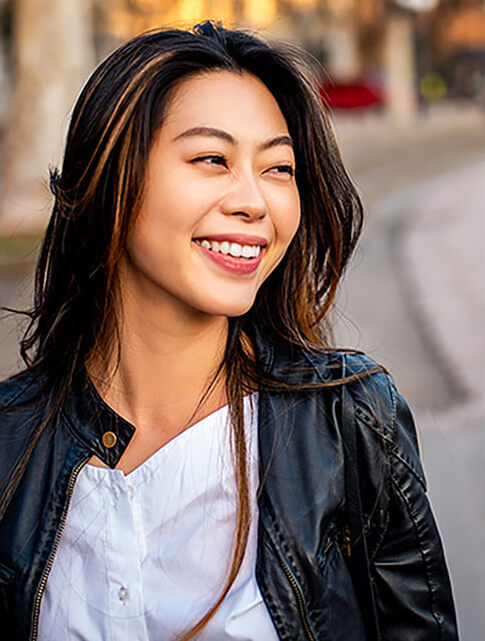 smiling woman