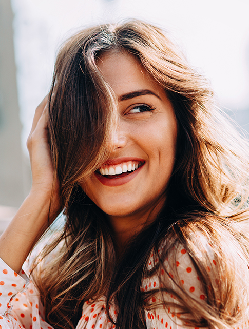 smiling woman