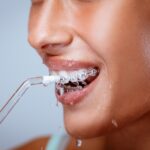 clean your teeth without floss with a water flosser